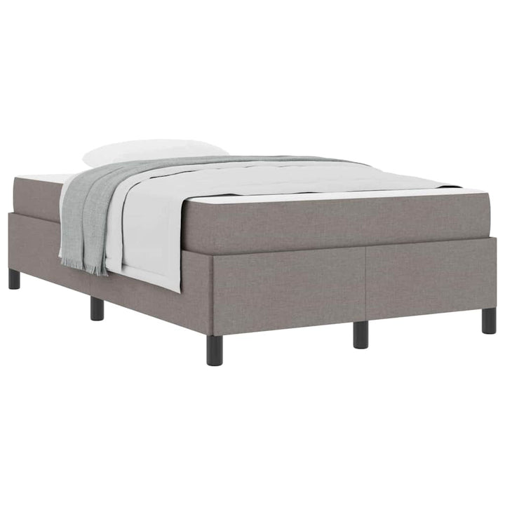 Box spring seng Gråbrun og Sort 120 x 200 cm