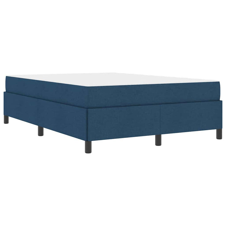 Box spring seng Blå og Sort 140 x 190 cm