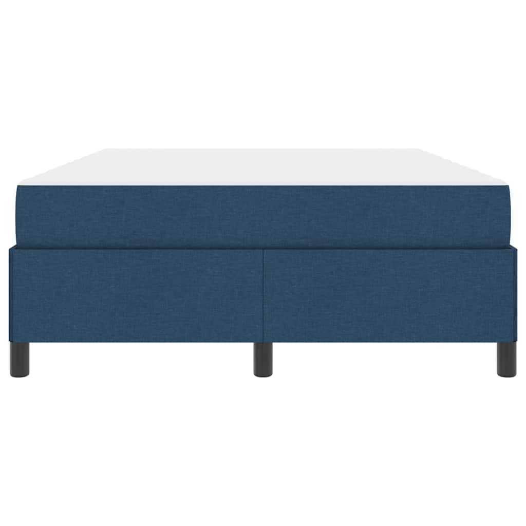 Box spring seng Blå og Sort 140 x 190 cm