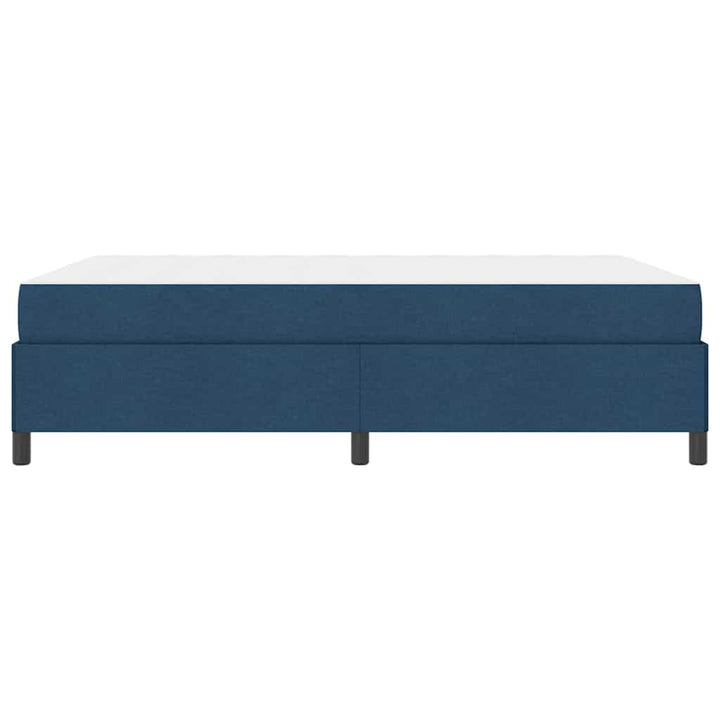 Box spring seng Blå og Sort 140 x 200 cm