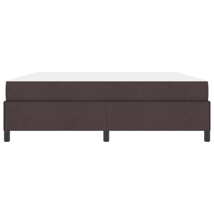 Box spring seng Brun 180 x 200 cm Stof og konstrueret træ