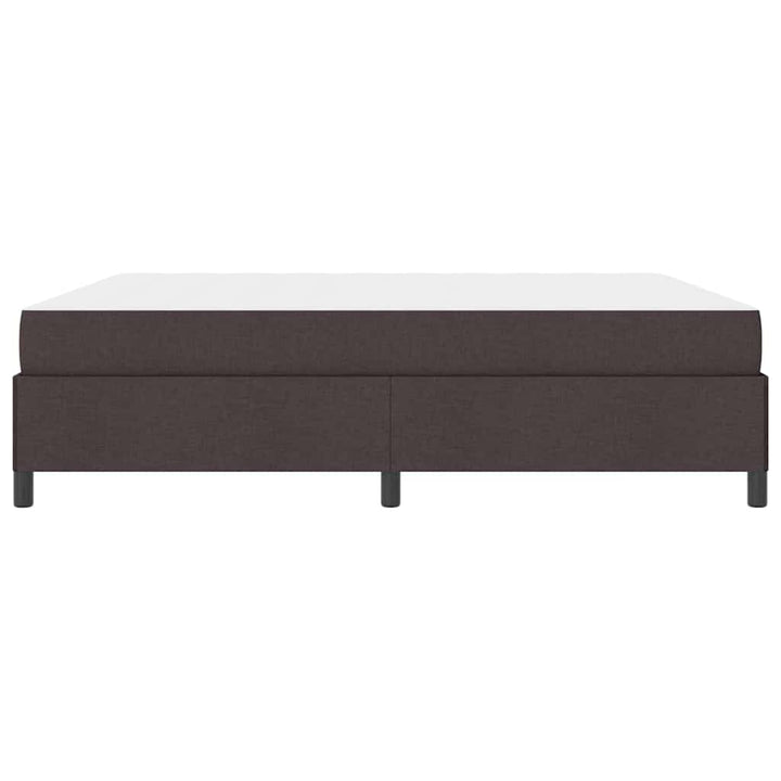 Box spring seng Brun 180 x 200 cm Stof og konstrueret træ