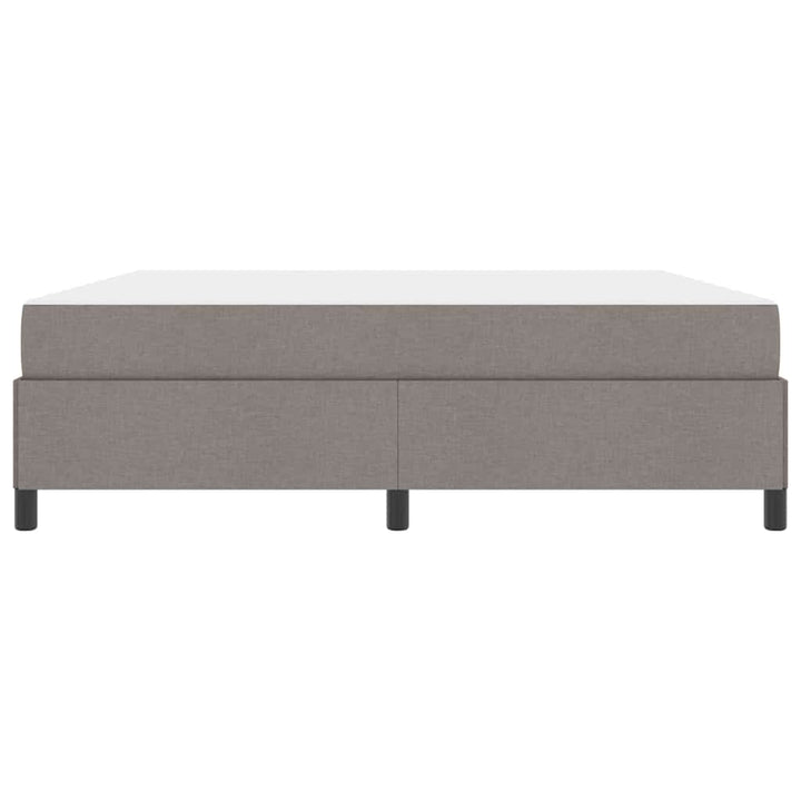 Box spring seng Gråbrun og Sort 180 x 200 cm