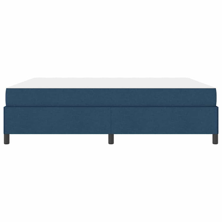 Box spring seng Blå og Sort 180 x 200 cm