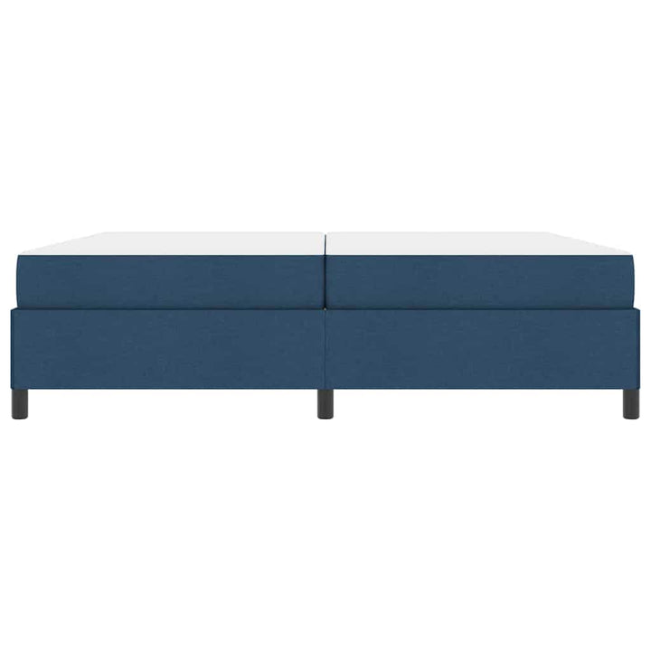 Box spring seng Blå og Sort 200 x 200 cm