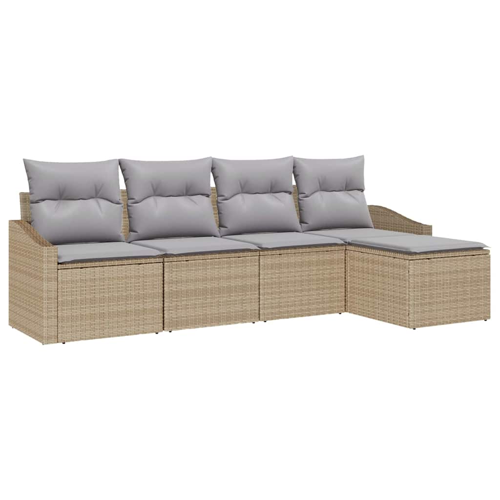 Have Spisebordssæt med pude 5 pcs Beige og lys grå