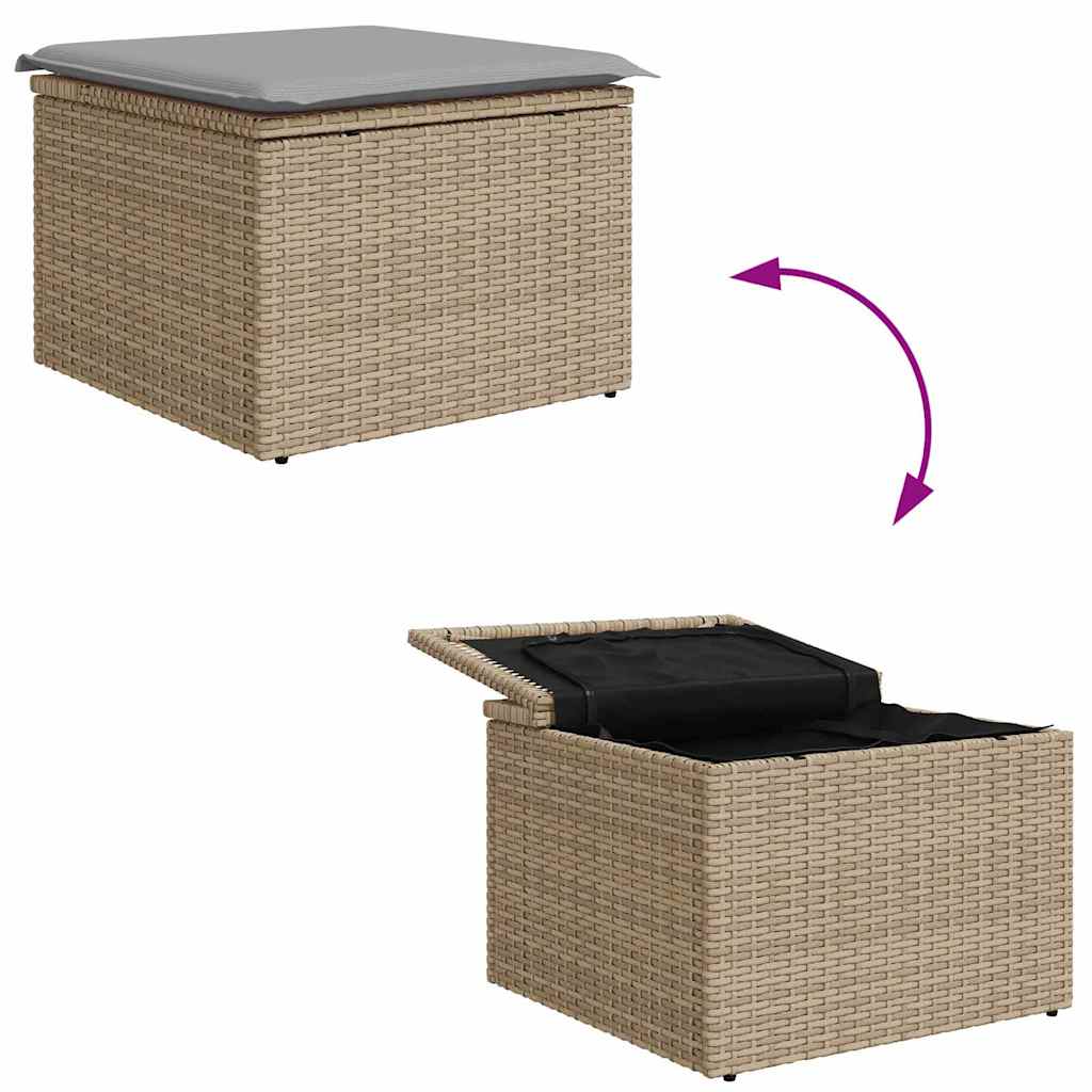 Have Spisebordssæt med pude 5 pcs Beige og lys grå