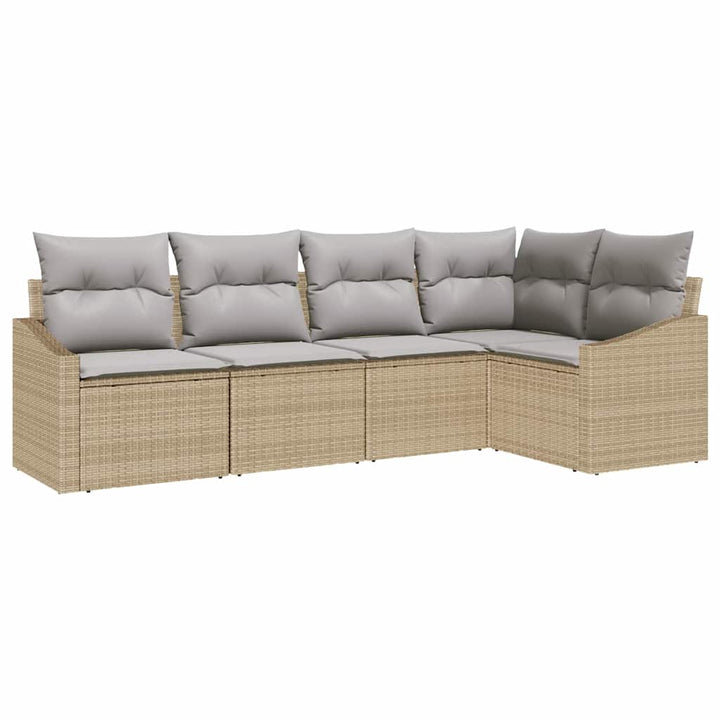 Have Spisebordssæt med pude 5 pcs Beige og lys grå