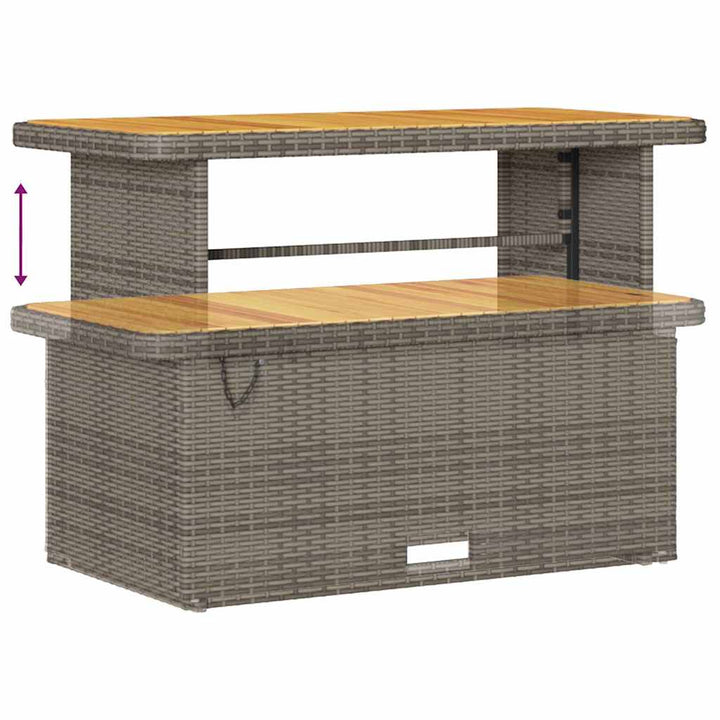 Havesofa Sæt med pude med pude 13 pcs Grå 110 x 55 x 71 cm