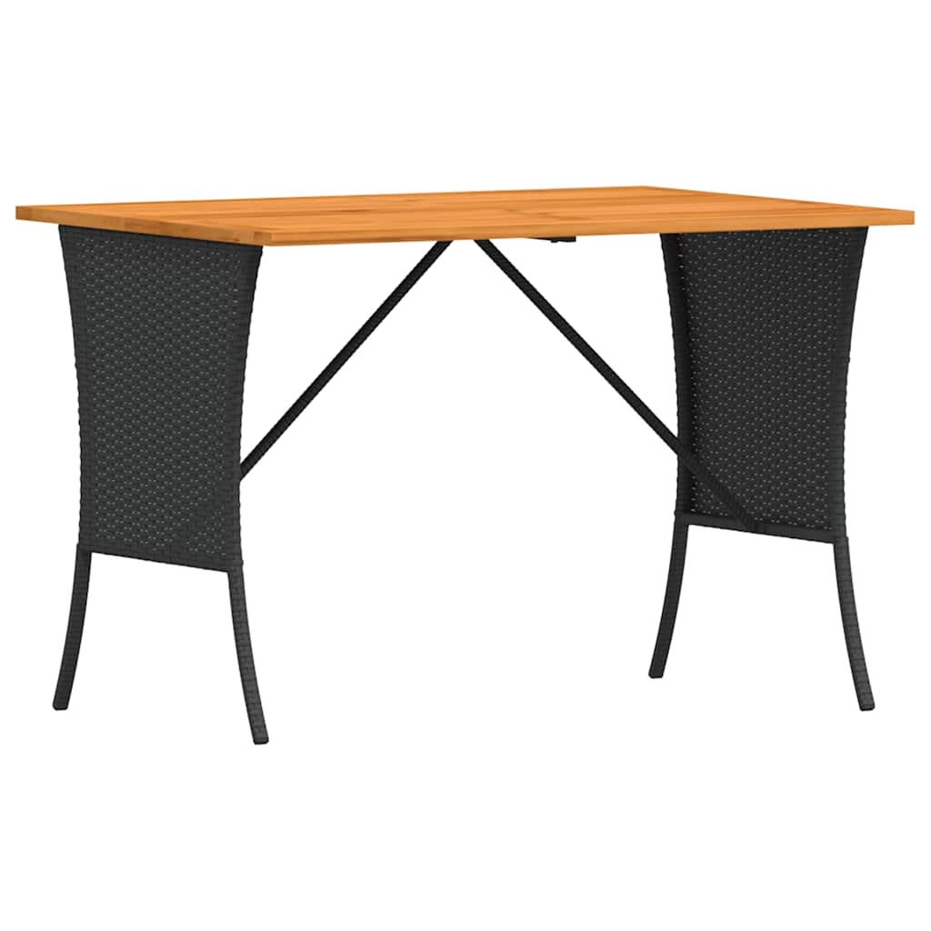 sofasæt til haven 3 dele med hynder polyrattan sort