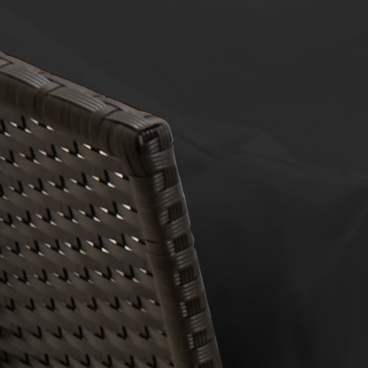 sofasæt til haven 3 dele med hynder polyrattan sort