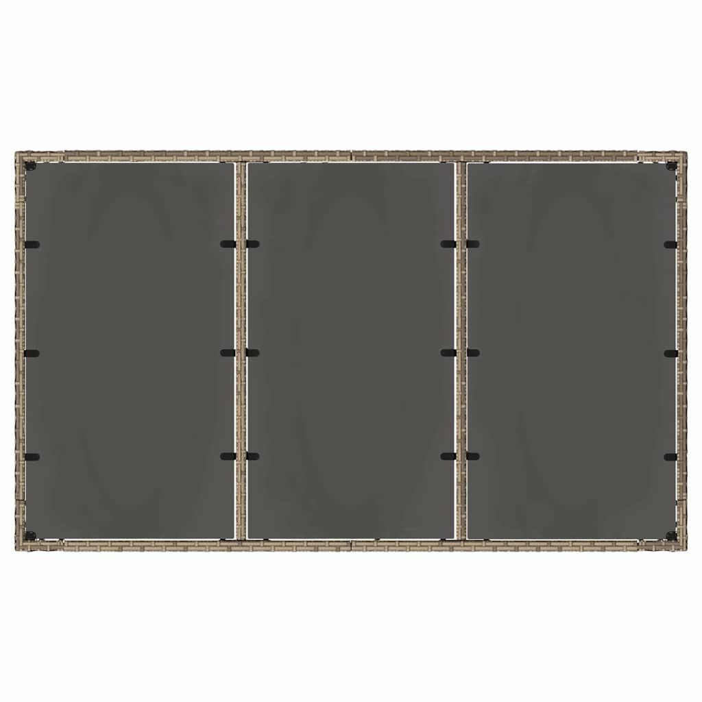 Have Spisebordssæt 5 pcs Grå 150 x 90 x 75 cm polyrattan