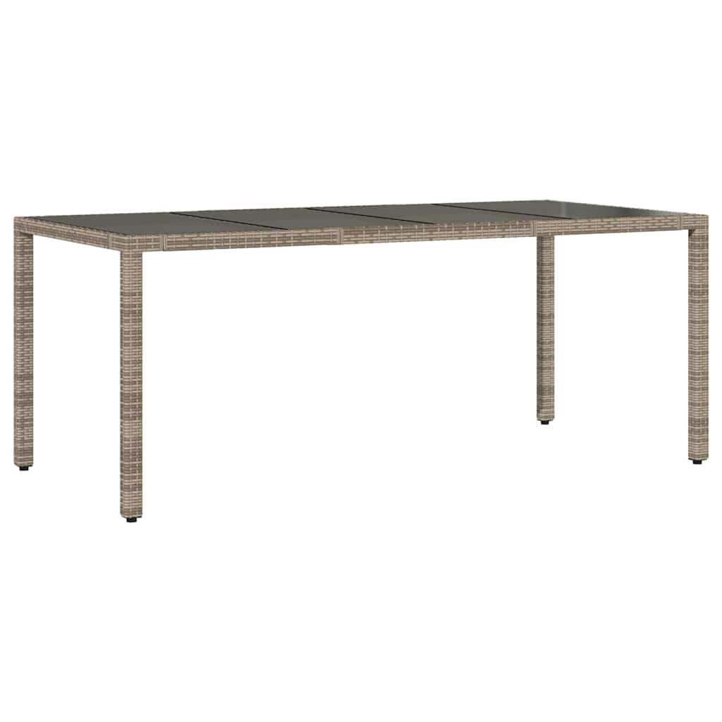 Have Spisebordssæt 7 pcs Grå 190 x 90 x 75 cm polyrattan