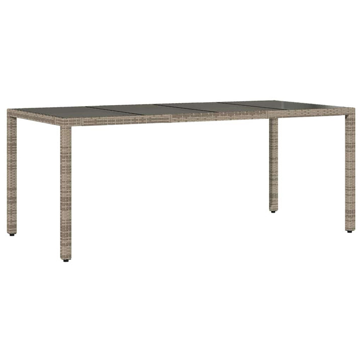 Have Spisebordssæt 7 pcs Grå 190 x 90 x 75 cm polyrattan