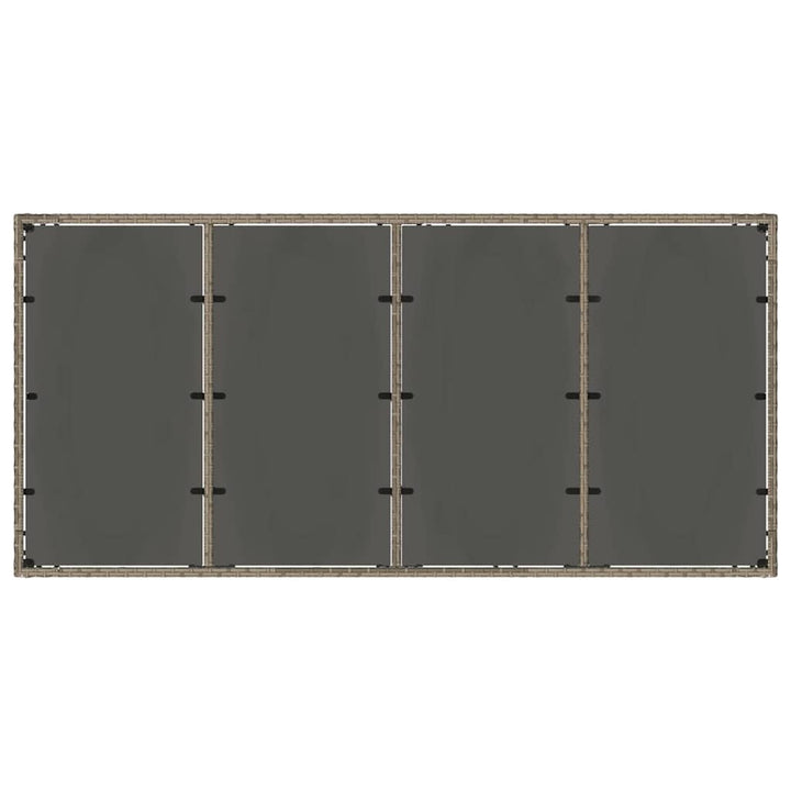 Have Spisebordssæt 7 pcs Grå 190 x 90 x 75 cm polyrattan