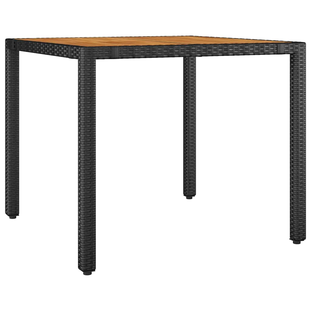Have Spisebordssæt 3 pcs Sort og Brunt 90 x 90 x 75 cm