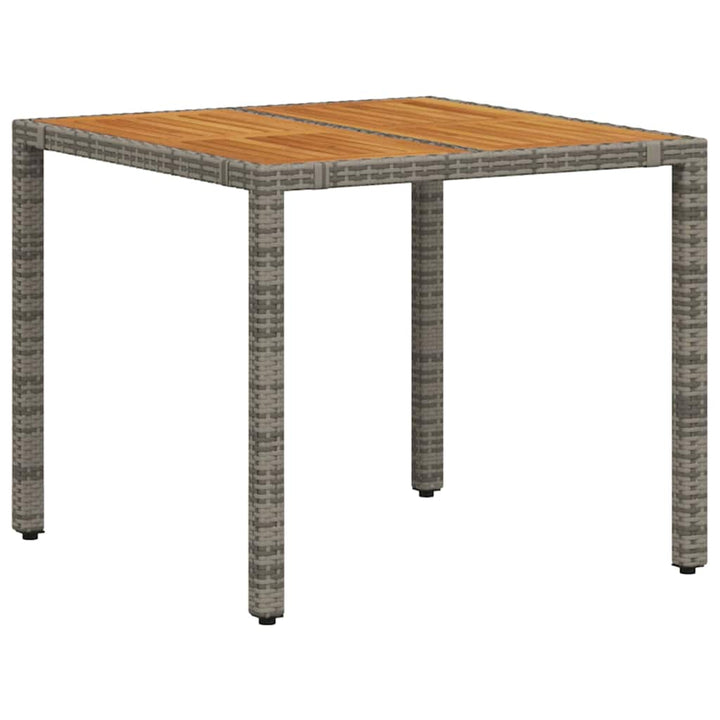 Have Spisebordssæt 3 pcs Grå 90 x 90 x 75 cm polyrattan