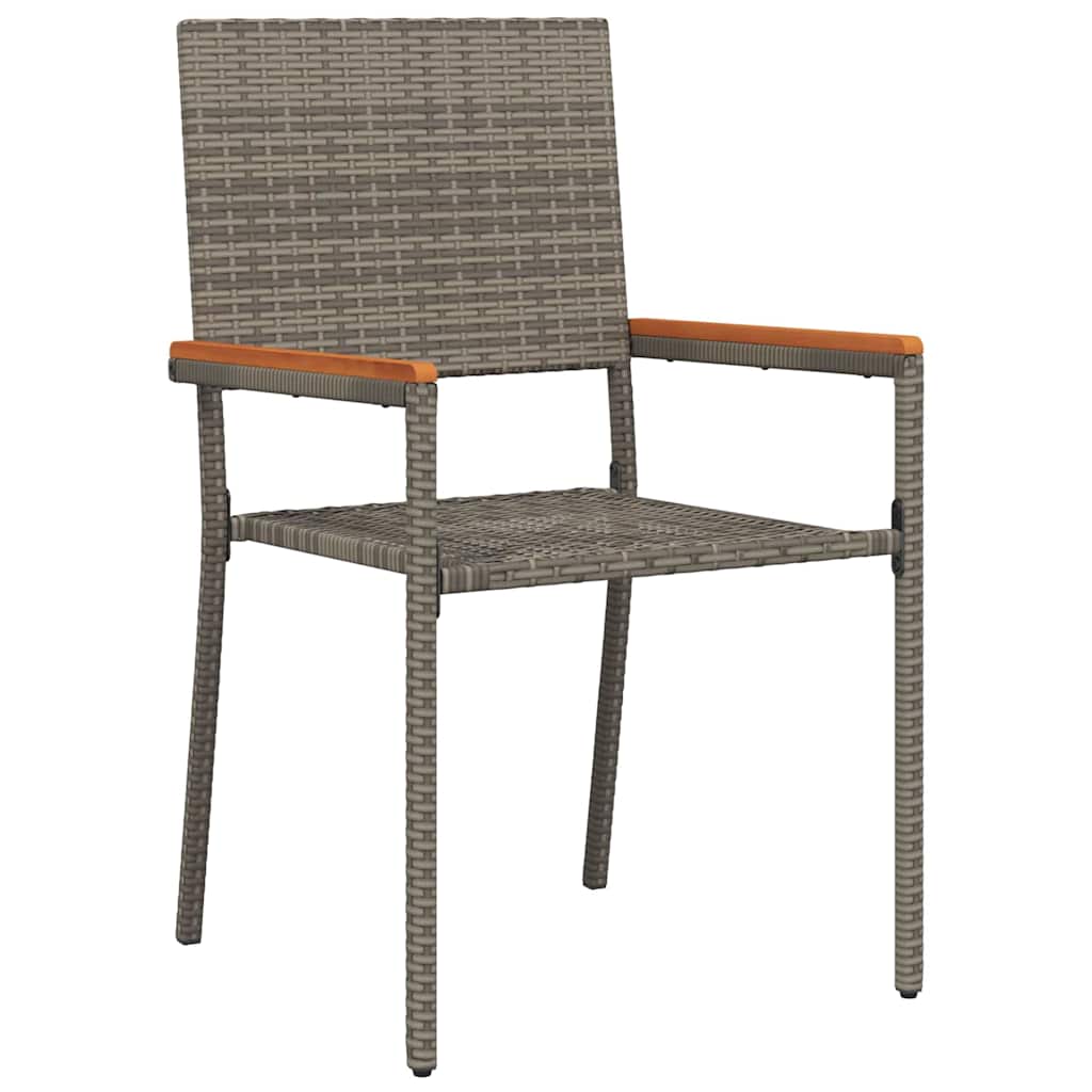 Have Spisebordssæt 3 pcs Grå 90 x 90 x 75 cm polyrattan