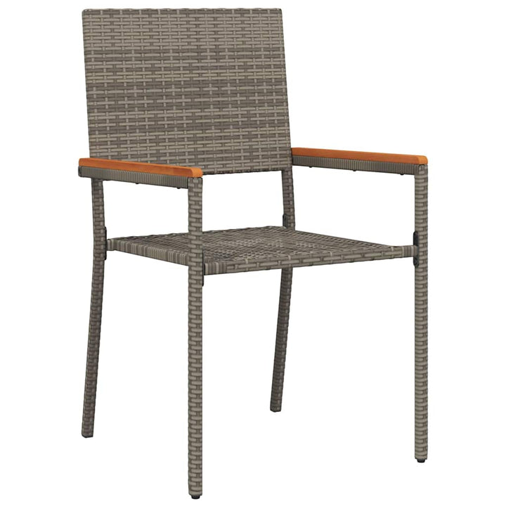 Have Spisebordssæt 3 pcs Grå 90 x 90 x 75 cm polyrattan