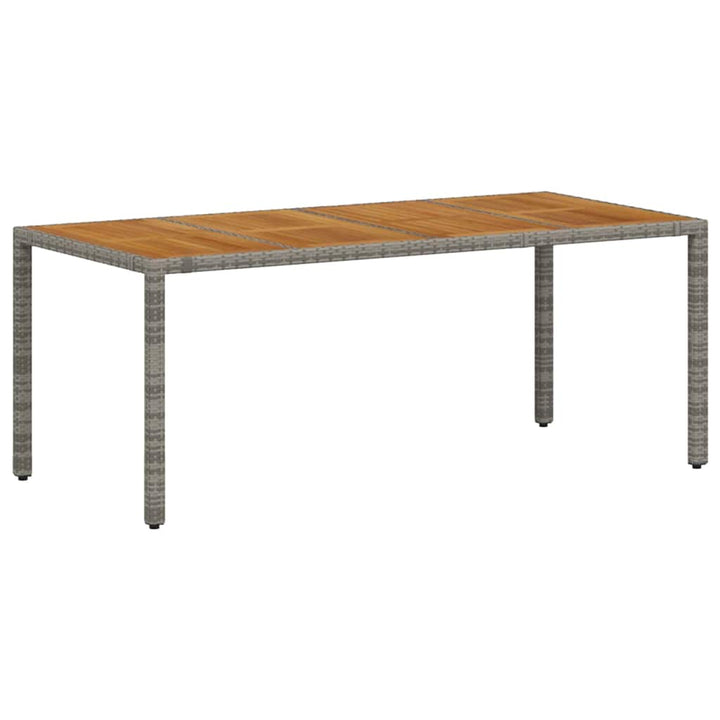 Have Spisebordssæt 9 pcs Grå og Brun 190 x 90 x 75 cm