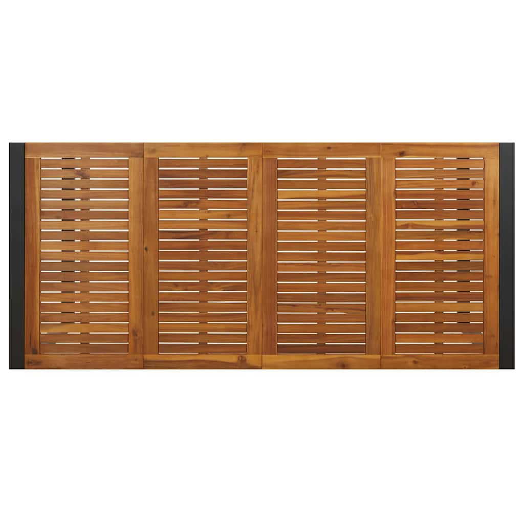 Have Spisebordssæt 7 pcs Beige og Brun 200 x 80 x 75 cm