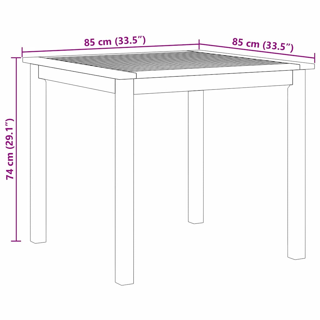 Have Spisebordssæt 3 pcs Grå Poly rattan