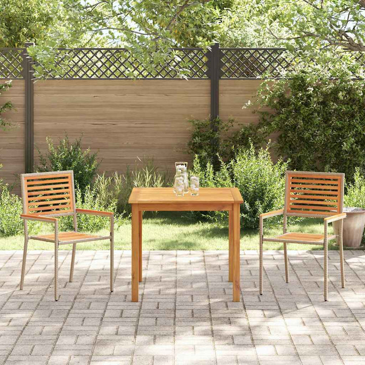 Have Spisebordssæt 3 pcs Beige Poly rattan