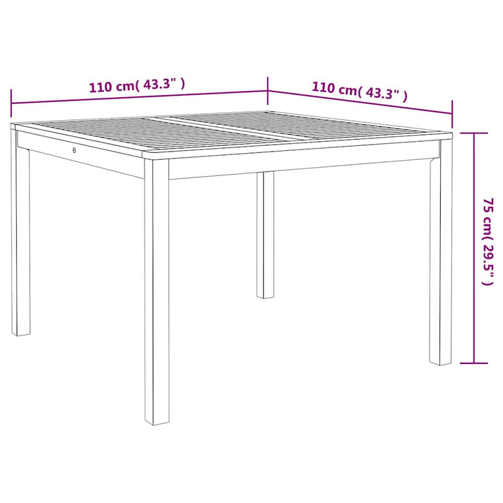 Have Spisebordssæt 3 pcs Grå Poly rattan