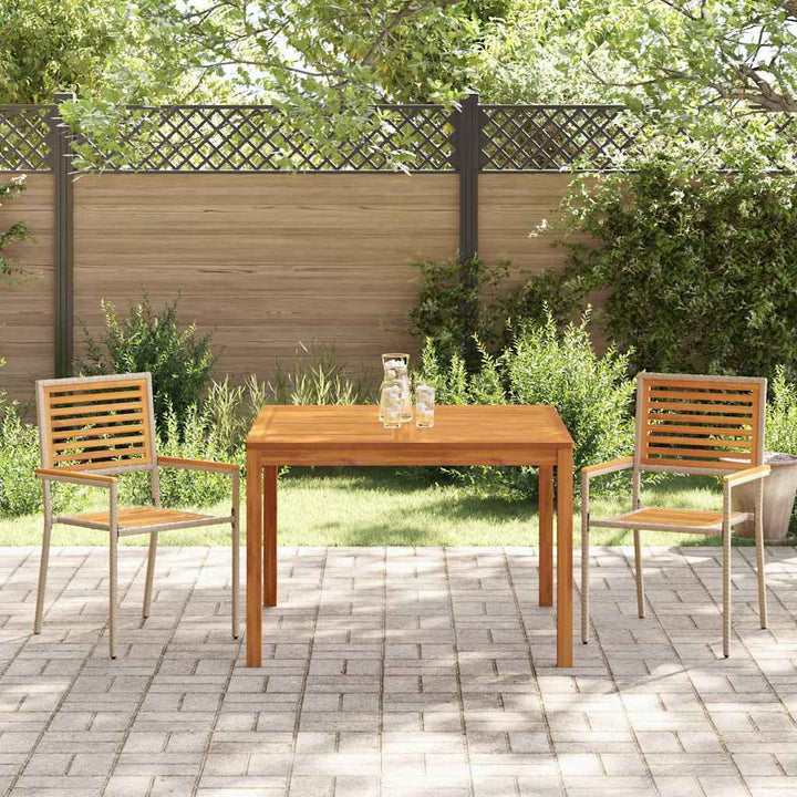 Have Spisebordssæt 3 pcs Beige Poly rattan