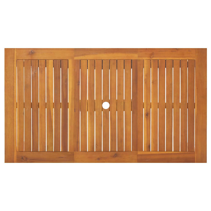 Have Spisebordssæt 7 pcs Sort Poly rattan