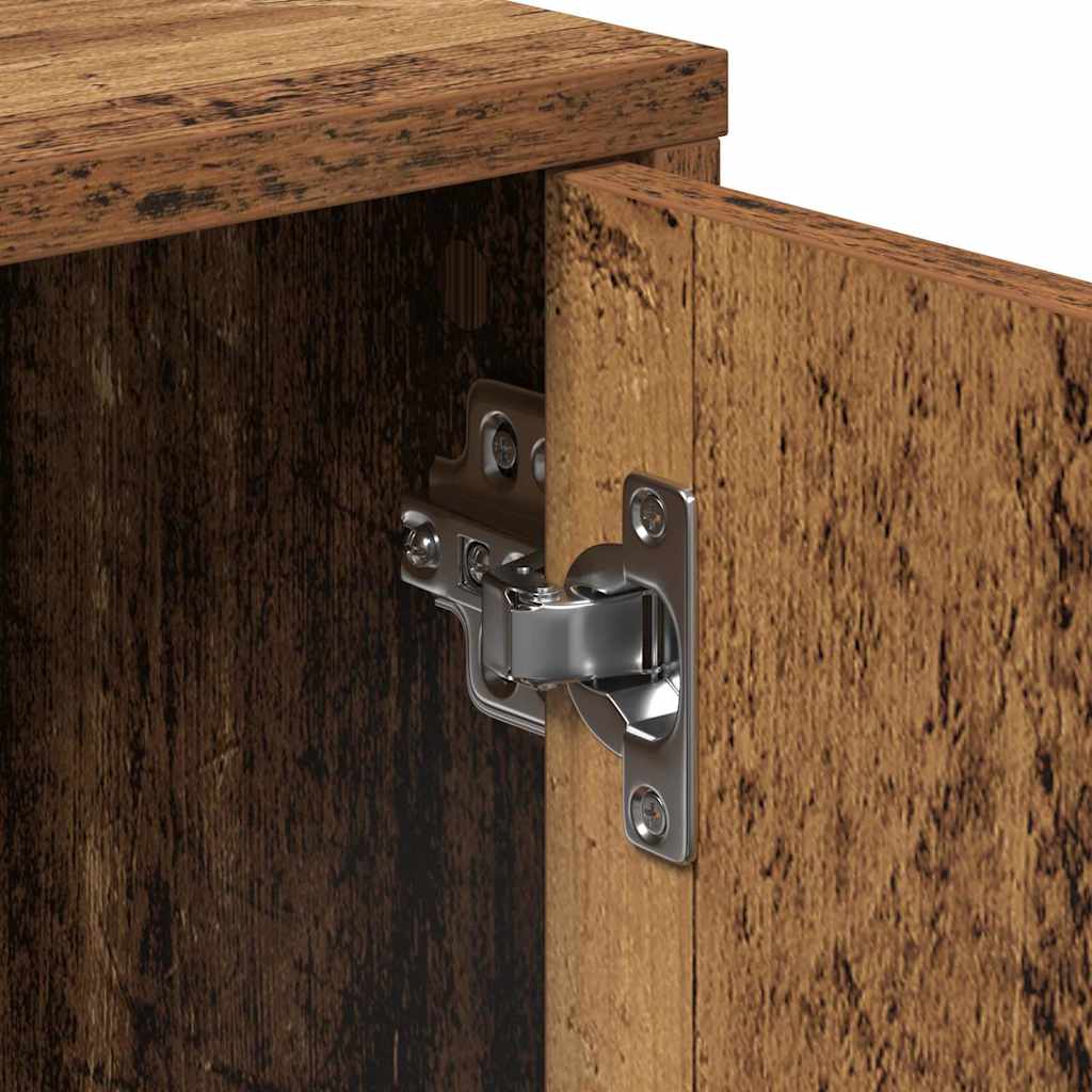 Highboard 2 pcs Gammelt træ 60 x 31 x 70 cm Konstrueret træ