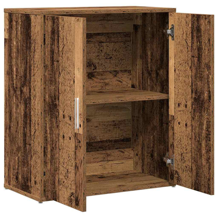 Highboard 2 pcs Gammelt træ 60 x 31 x 70 cm Konstrueret træ