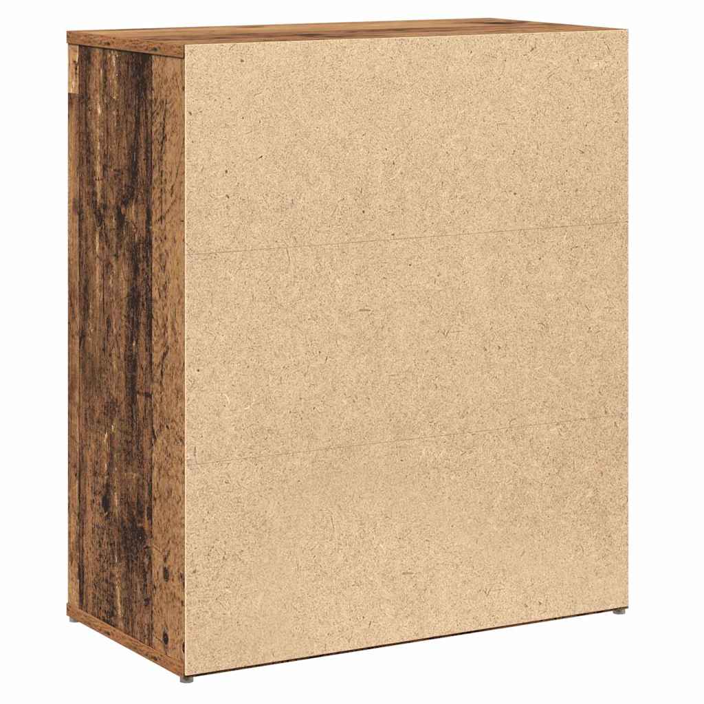 Highboard 2 pcs Gammelt træ 60 x 31 x 70 cm Konstrueret træ