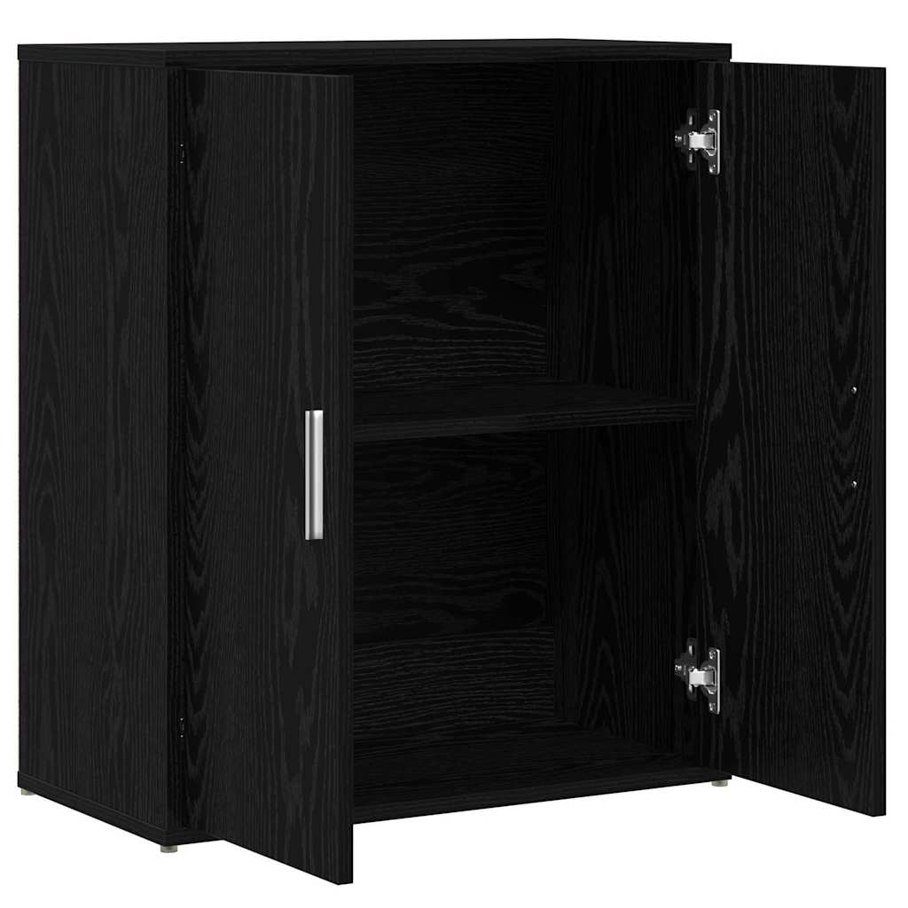 Highboard 2 pcs Sort eg 60 x 31 x 70 cm Konstrueret træ