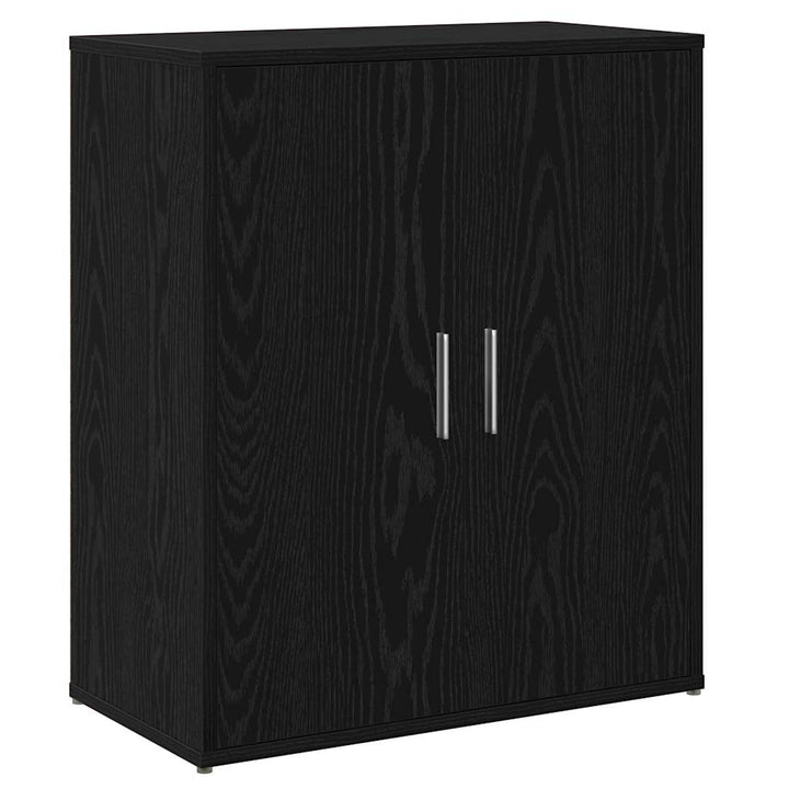 Highboard 2 pcs Sort eg 60 x 31 x 70 cm Konstrueret træ