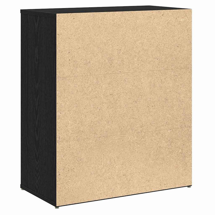 Highboard 2 pcs Sort eg 60 x 31 x 70 cm Konstrueret træ