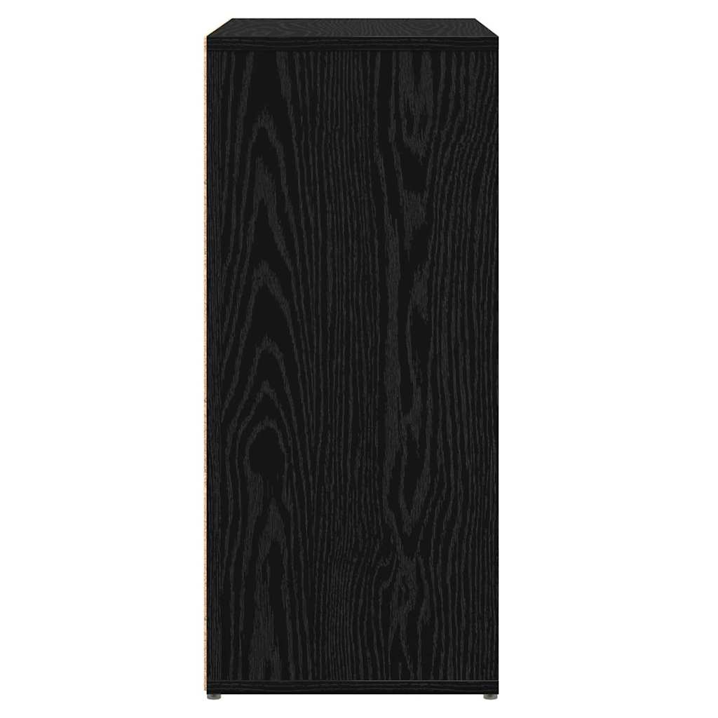 Highboard 2 pcs Sort eg 60 x 31 x 70 cm Konstrueret træ