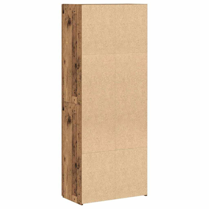 Kontorskab med hylde Gammelt træ 60 x 32 x 153 Konstrueret træ
