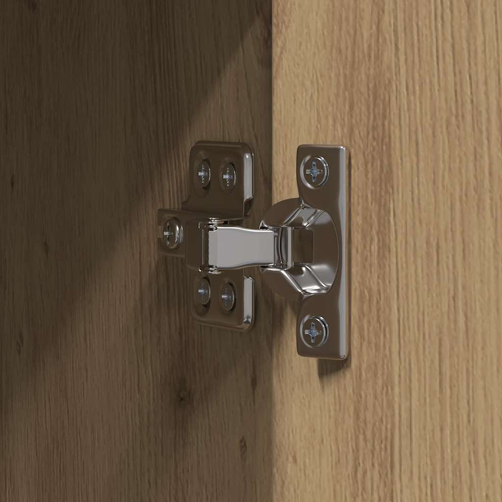 Kontorskab med hylde artisan eg 60 x 32 x 153 Konstrueret træ