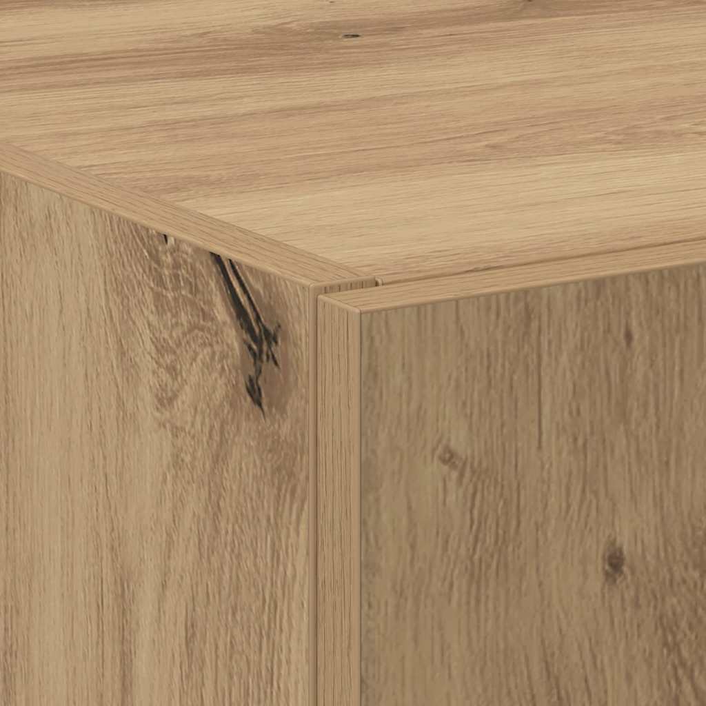 Kontorskab med hylde artisan eg 60 x 32 x 153 Konstrueret træ