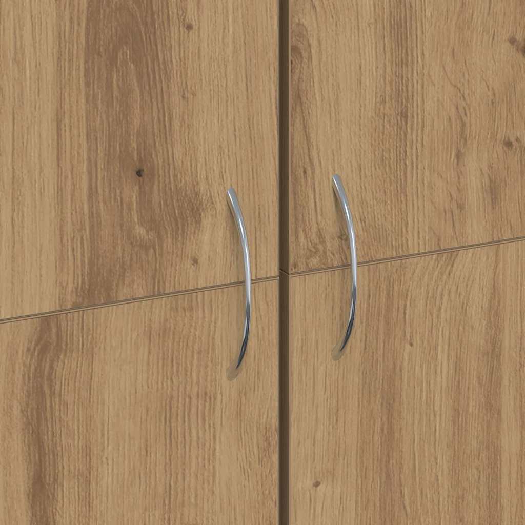 Kontorskab med hylde artisan eg 60 x 32 x 153 Konstrueret træ