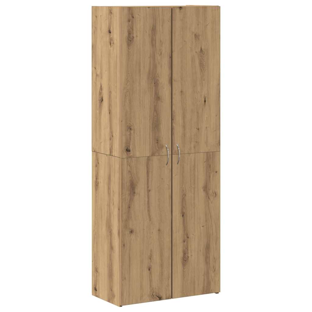 Kontorskab med hylde artisan eg 60 x 32 x 153 Konstrueret træ