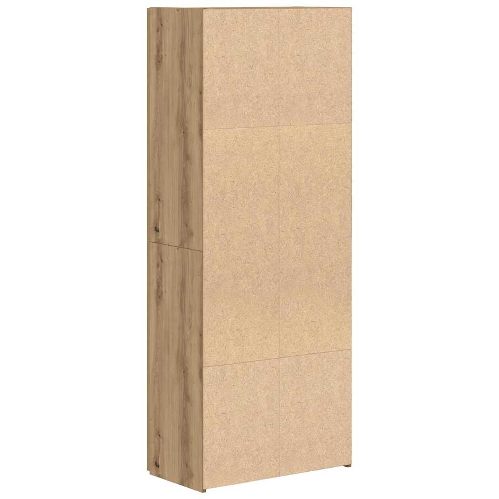 Kontorskab med hylde artisan eg 60 x 32 x 153 Konstrueret træ