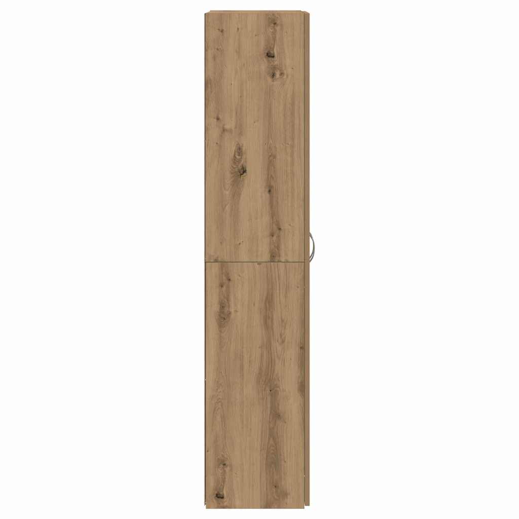 Kontorskab med hylde artisan eg 60 x 32 x 153 Konstrueret træ