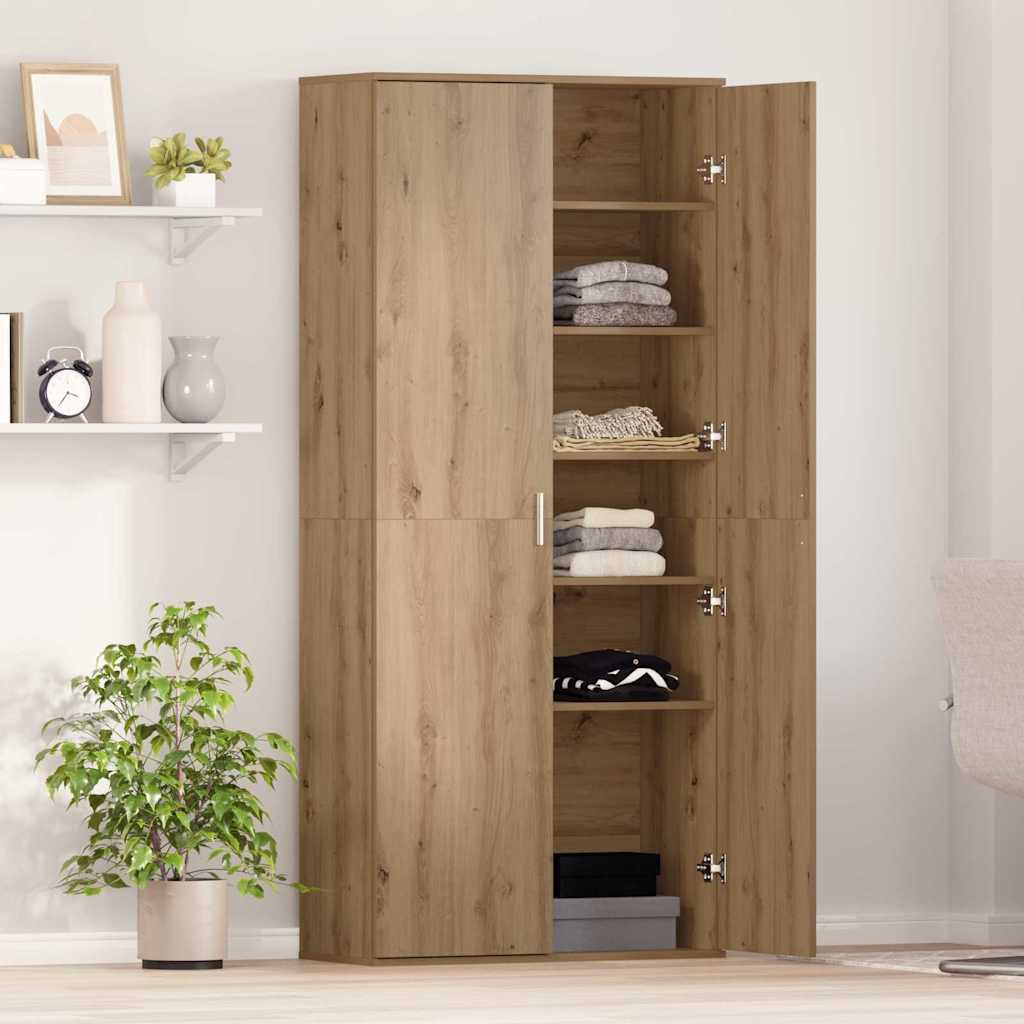 Højskab artisan eg 80 x 35 x 180 cm Konstrueret træ