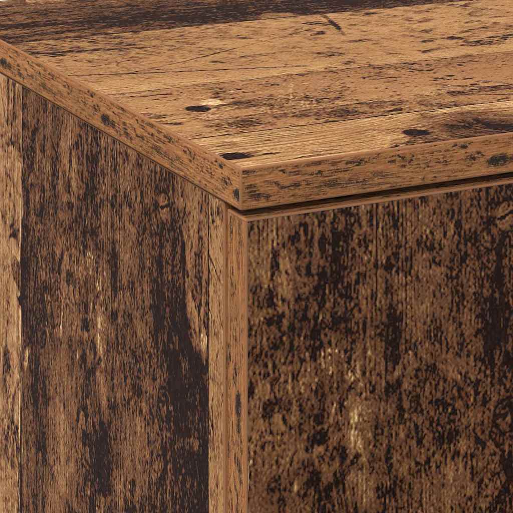 Highboard Gammelt træ 70 x 35 x 180 cm Konstrueret træ