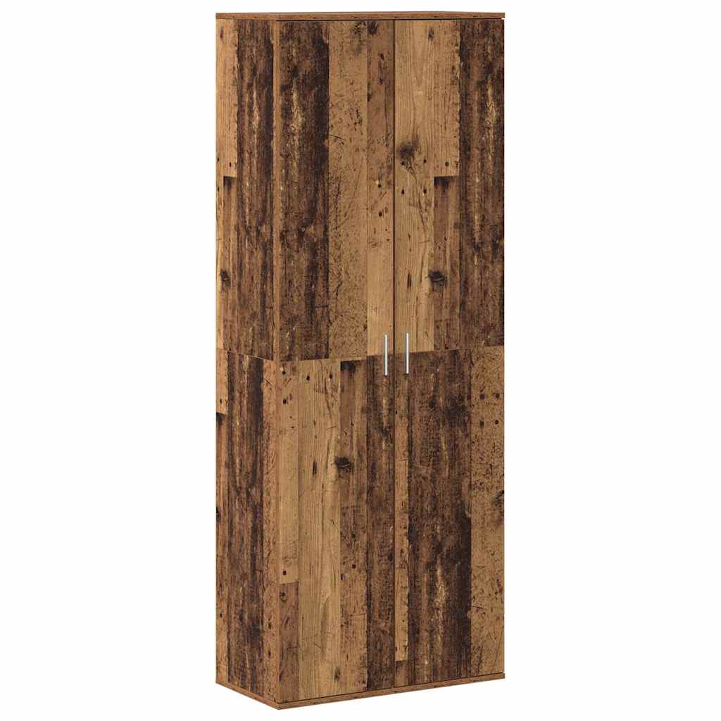 Highboard Gammelt træ 70 x 35 x 180 cm Konstrueret træ