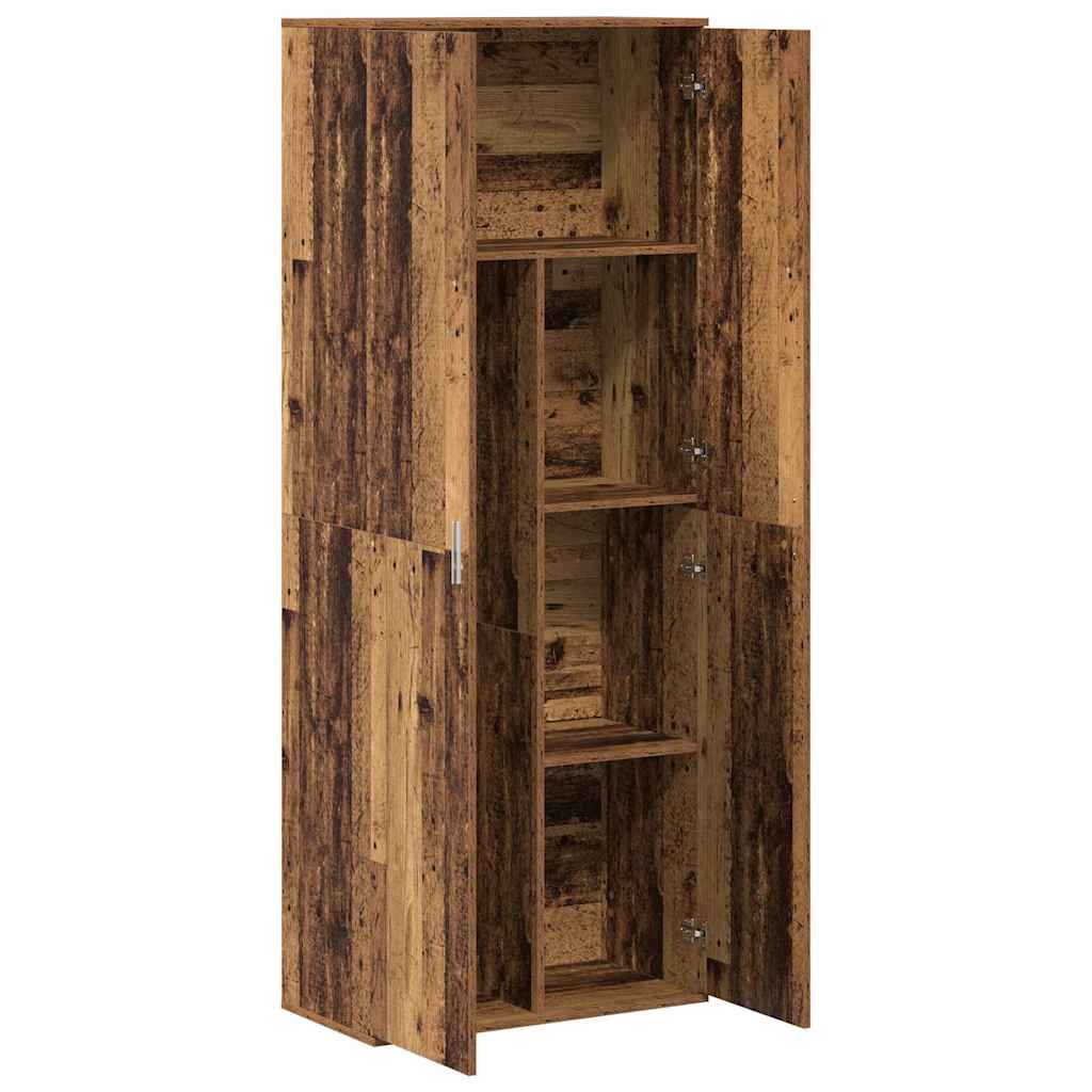 Highboard Gammelt træ 70 x 35 x 180 cm Konstrueret træ