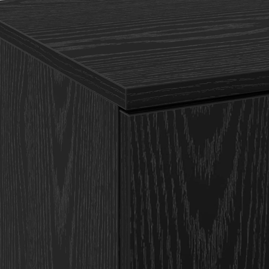 Highboard Sort eg 70 x 35 x 180 cm Konstrueret træ