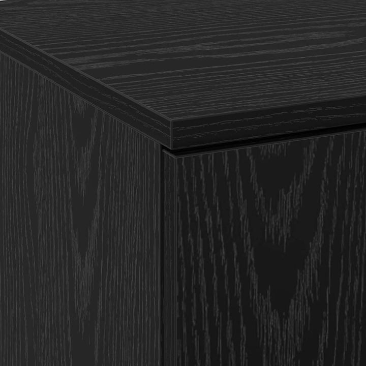 Highboard Sort eg 70 x 35 x 180 cm Konstrueret træ